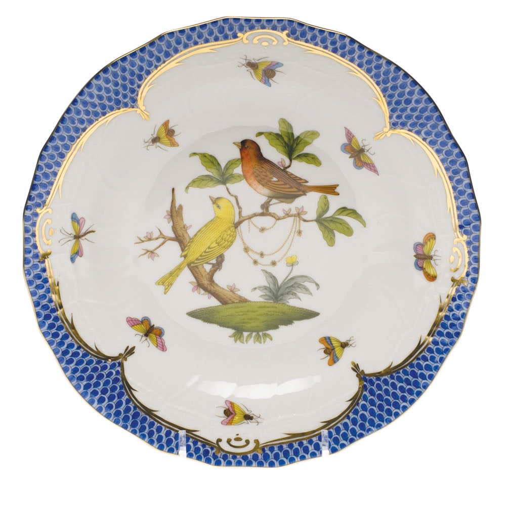 Tab - Herend - Rothschild Bird with Border Blue - Main
