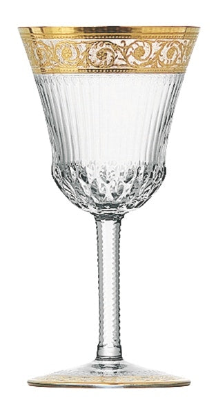 Tab - Saint Louis Crystal - Thistle Gold Stemware - Main  Mary Mahoney