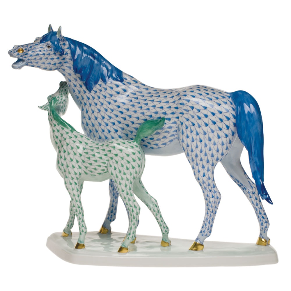 Tab - Herend - Standing Foal & Mare - Main