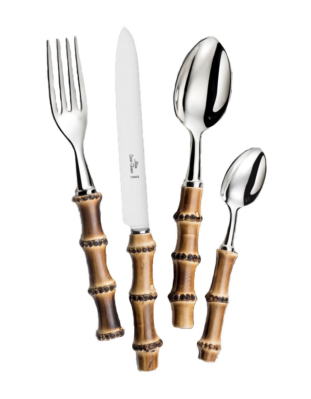 Tab - Alain Saint Joanis - Bamboo Silverplate Flatware - Main