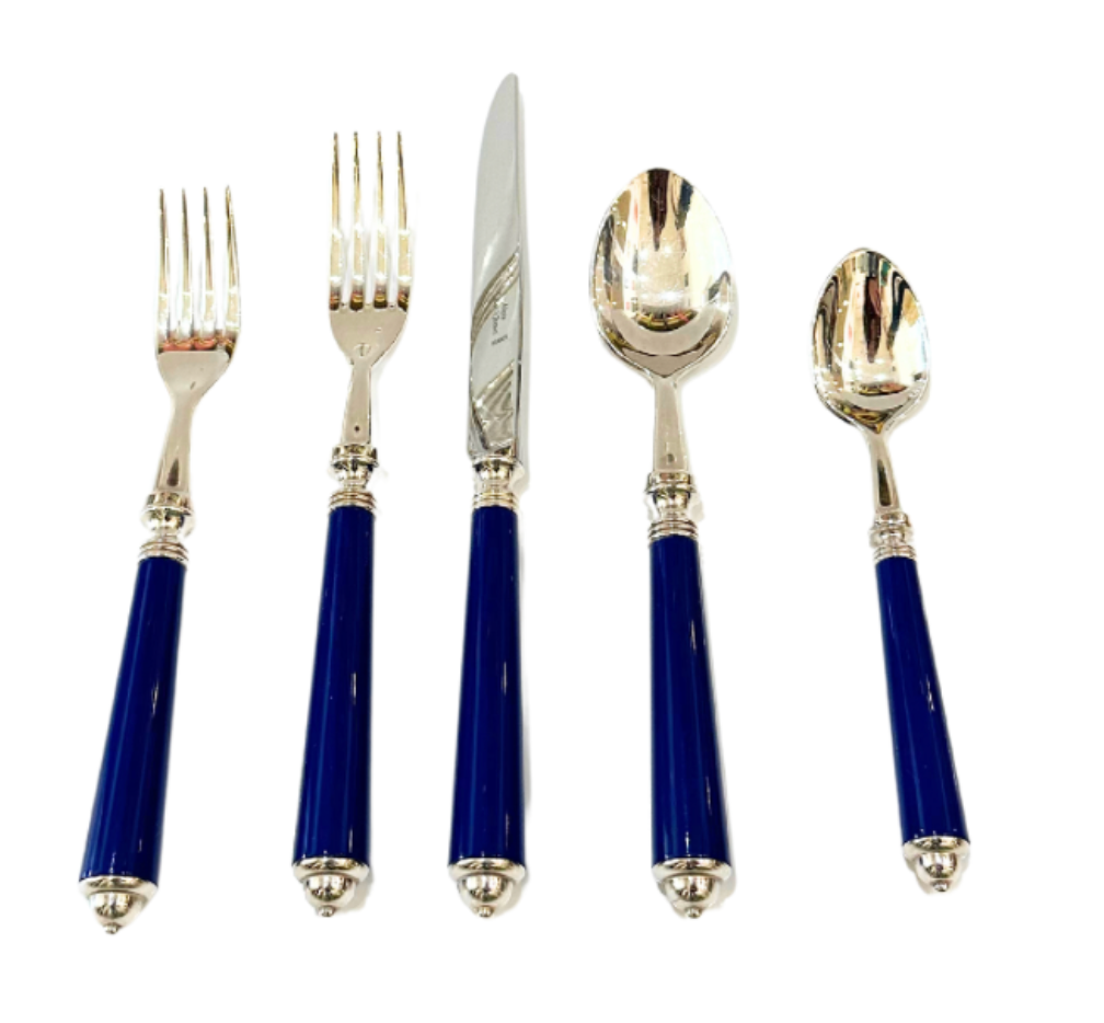 Tab - Alain Saint Joanis - Seville Blue 294C Silverplated Flatware - Main