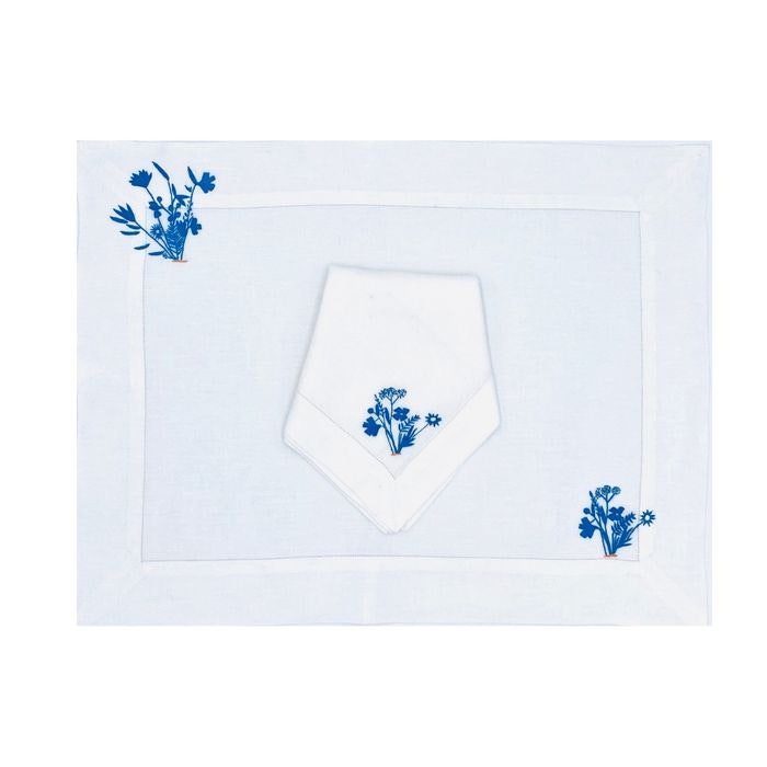Tab - Mary Mahoney Linens - Cornellia Blue - Main