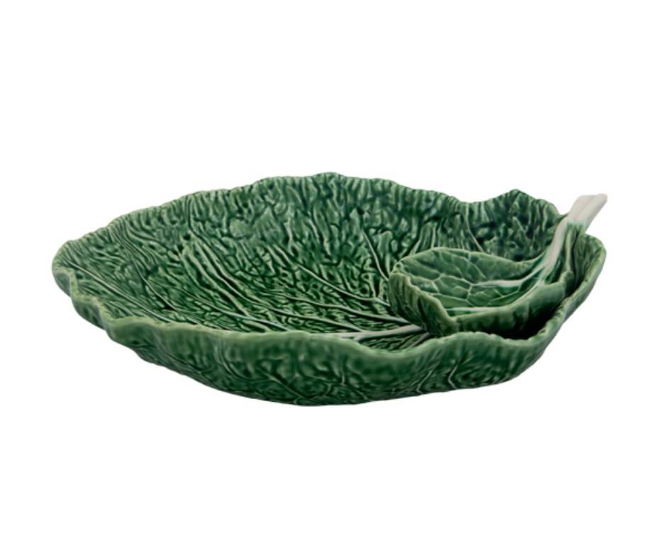 Bordallo Pinheiro Cabbage Chip And Dip 13