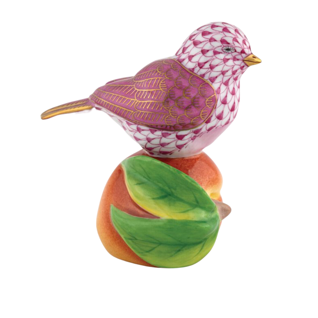 herend Bird On Peach – Mary Mahoney