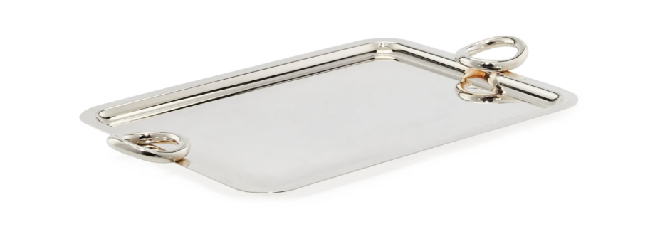Christofle Vertigo Tray with handles 17
