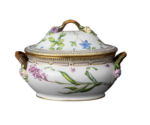   Flora Danica 八角形皿 Royal Copenhagen Flora Danica 6.7