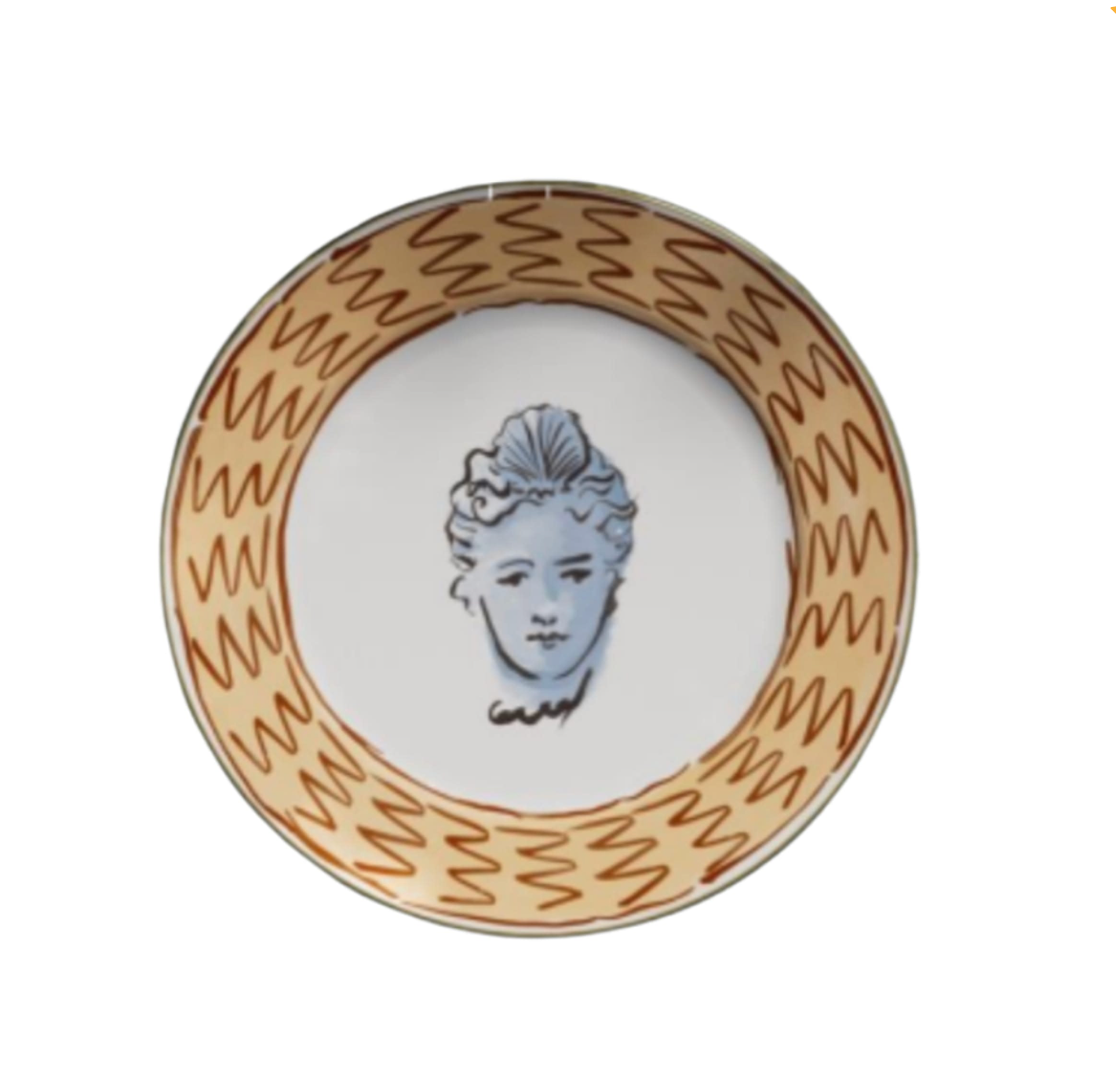 Il Viaggio Di Nettuno Dinner plate cm 28 in. 11 Impero