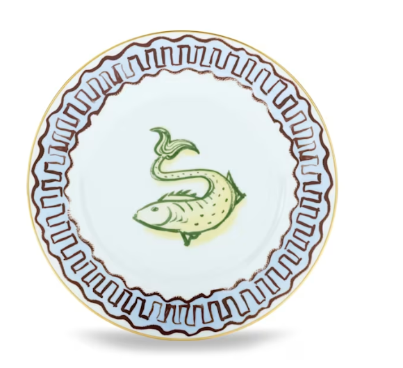 Il Viaggio Di Nettuno Flat dessert plate cm 22 in. 7 3/4 Impero