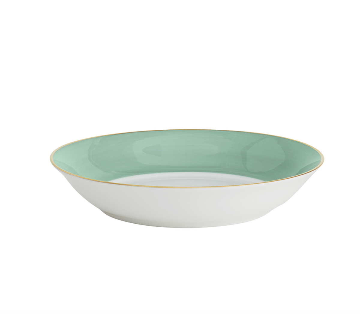 Haviland & Parlon Lexington Celadon Coup Soup Plate 8in