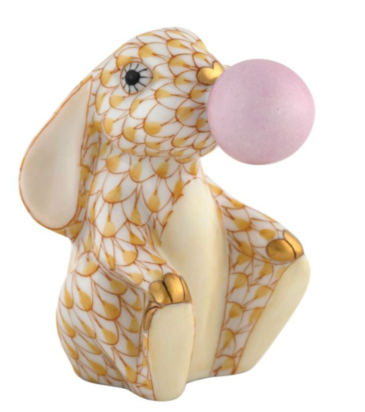HERENDウサギのボンボニエール Herend Bubble Gum Bunny – Mary Mahoney