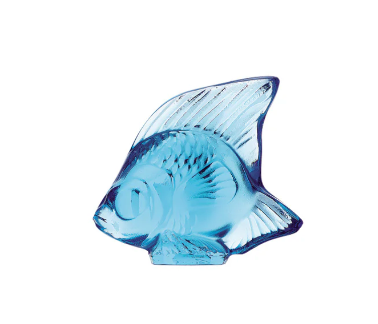 Lalique Fish Figure Dusk Purple – Mary Mahoney