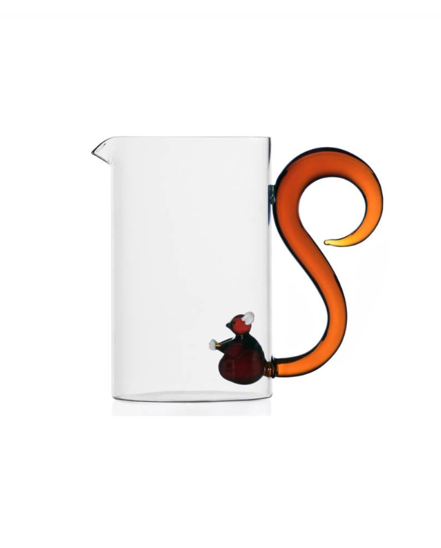 Ichendorf Animal Farm Pitcher Squirrel With Tail Handle 49 Oz