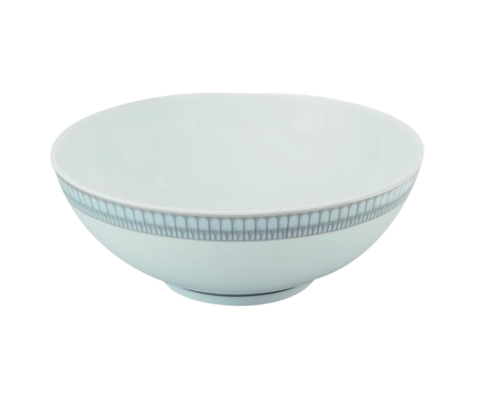 Arcades grey shiny platinum Salad Bowl