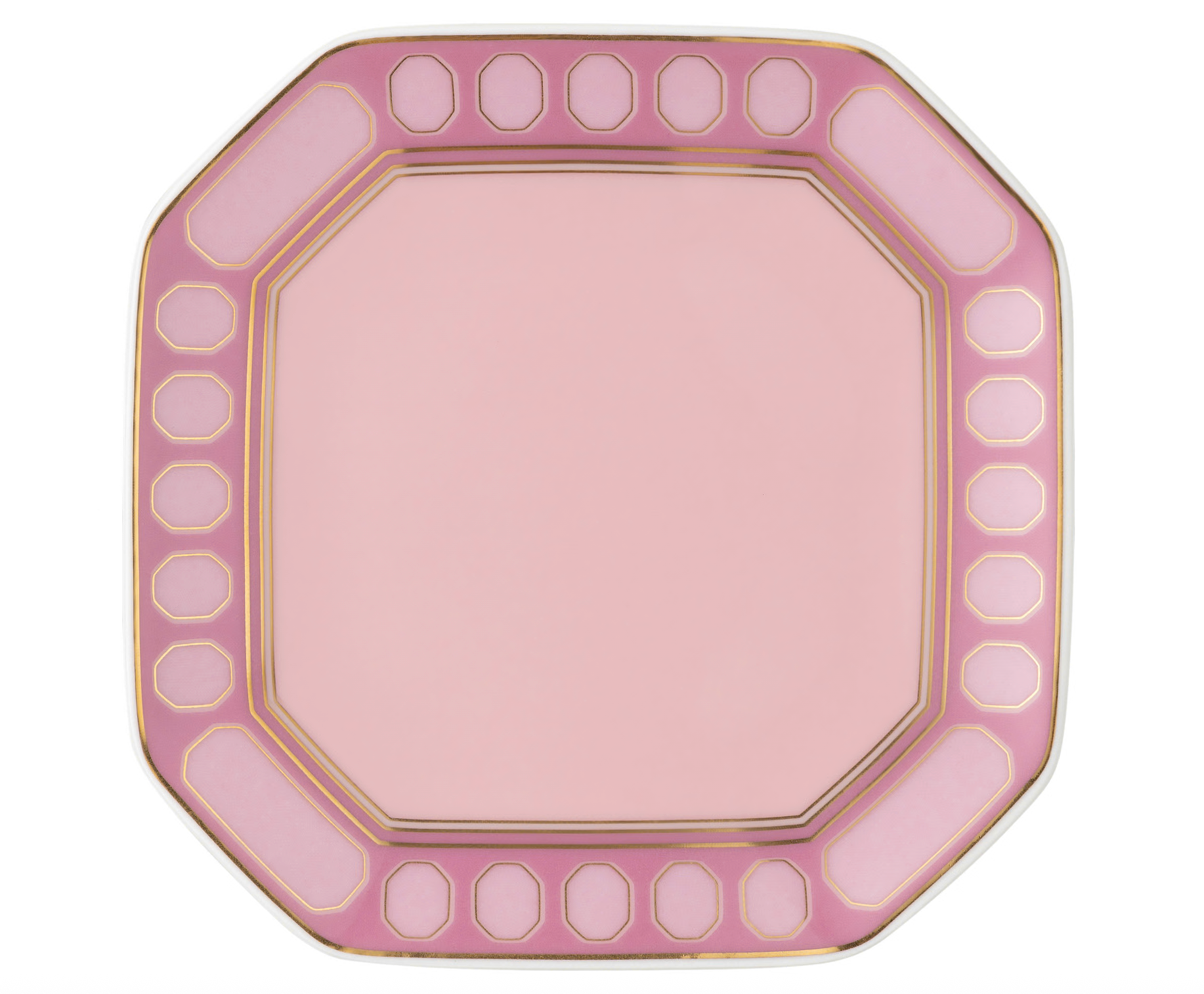 Rosenthal Swarovski Signum Rose Pink Dish 4 1/2 x 4 1/2 in Rose