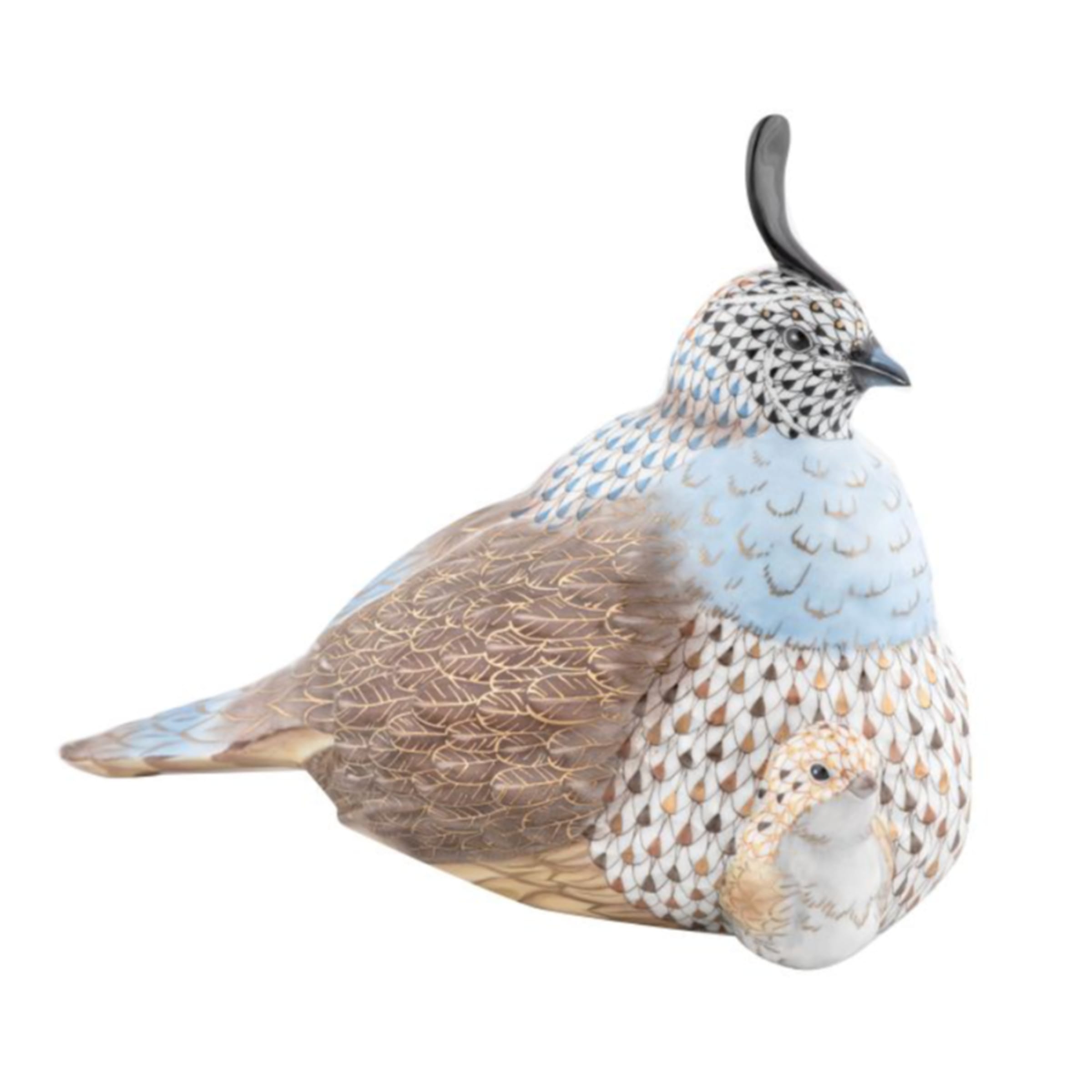 Herend Limited Edition Of 150 Mother and Baby Quail – Mary Mahoney