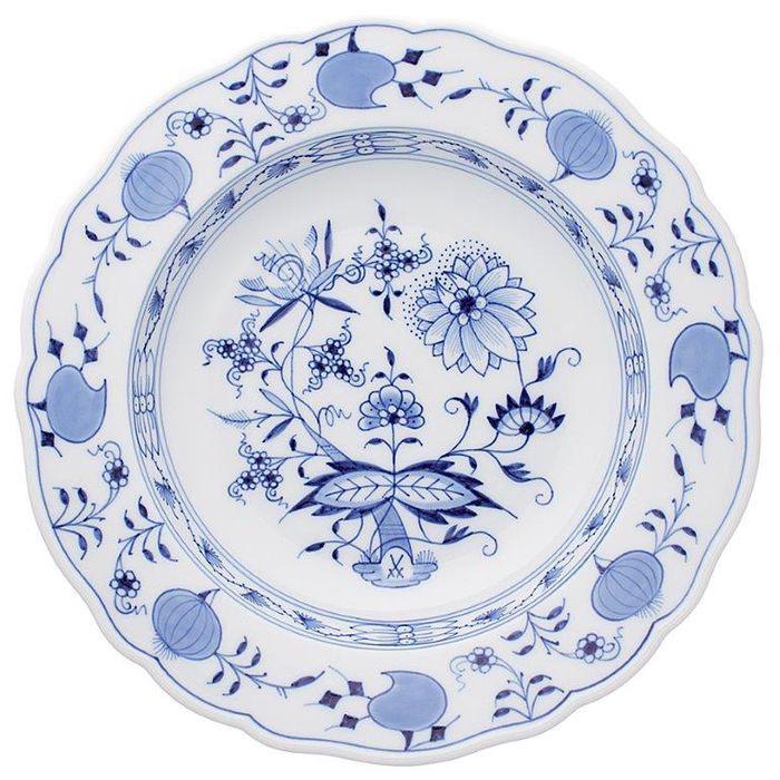 Meissen Blue Onion Soup Plate, Shape 