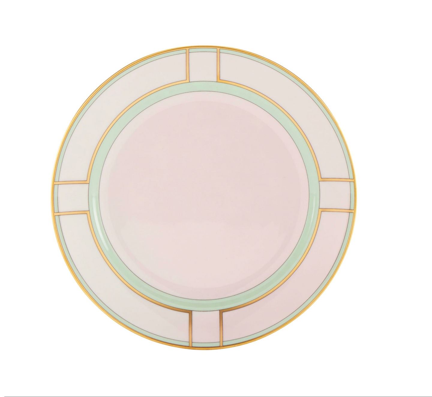 GINORI 1735 DIVA プレート 皿 ピンク ゴールド 箱付き ジノリ GINORI 1735 Diva Rosa Colonna Dessert plate 7.8in – Mary Mahoney