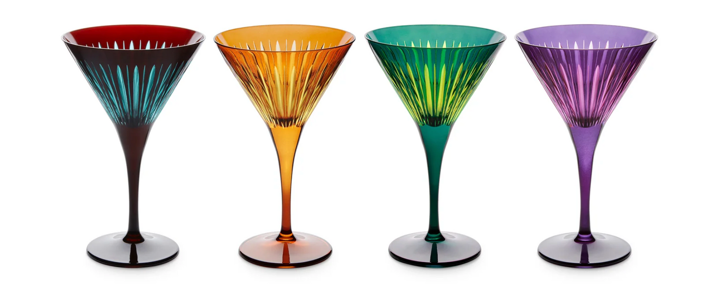 L'Objet Prism Assorted Martini Glasses Set of 4 – Mary Mahoney