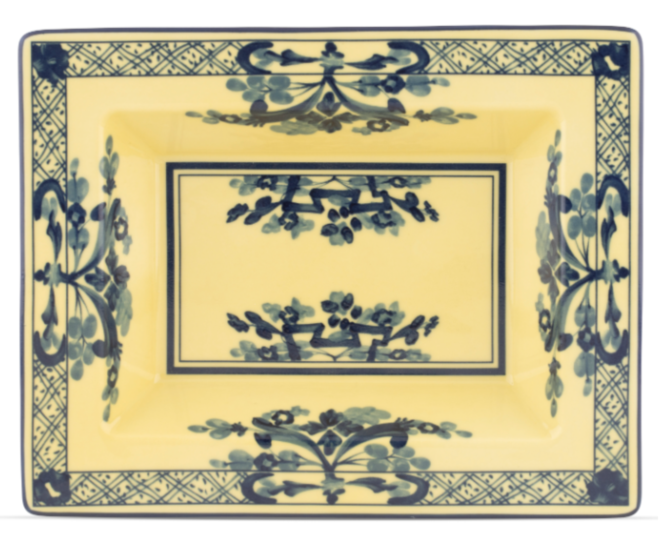 GINORI 1735 Oriente Italiano Citrino Rectangular Vide Poche – Mary GINORI 1735 Oriente Italiano Citrino Rectangular Vide Poche – Mary