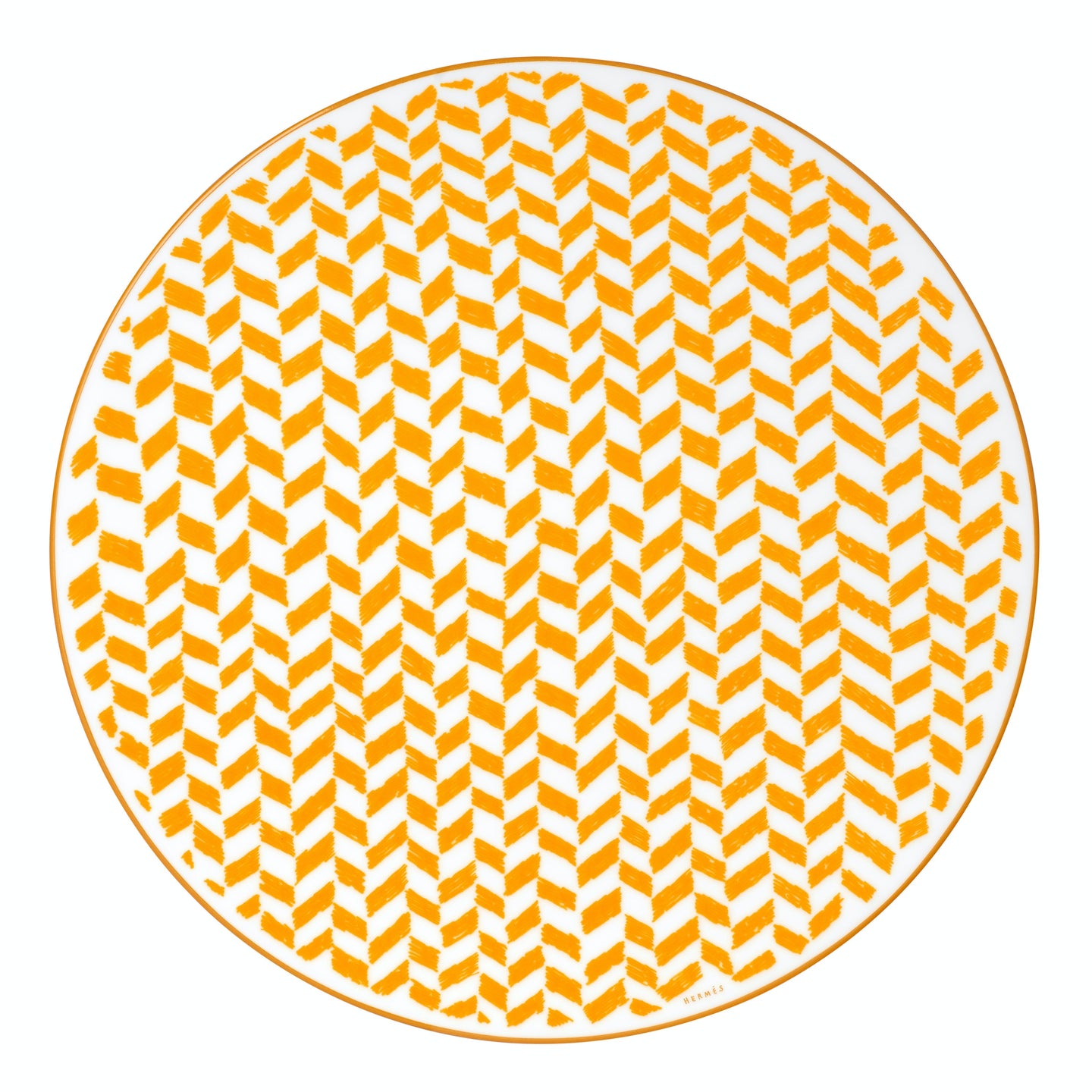 Hermes A Walk in The Garden Yellow Dinner Plate – Mary Mahoney