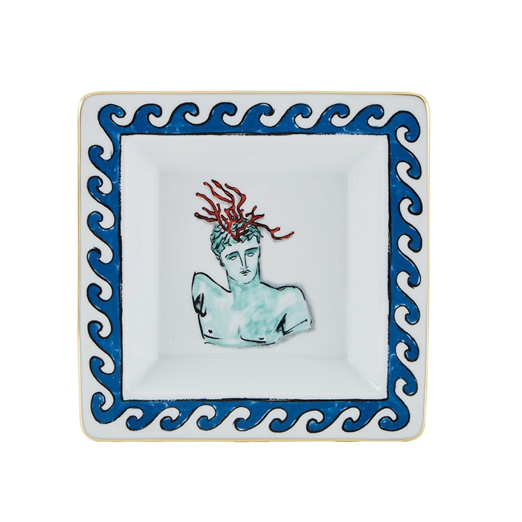 GINORI 1735 Il Viaggio Di Nettuno White Vide Poche - Small