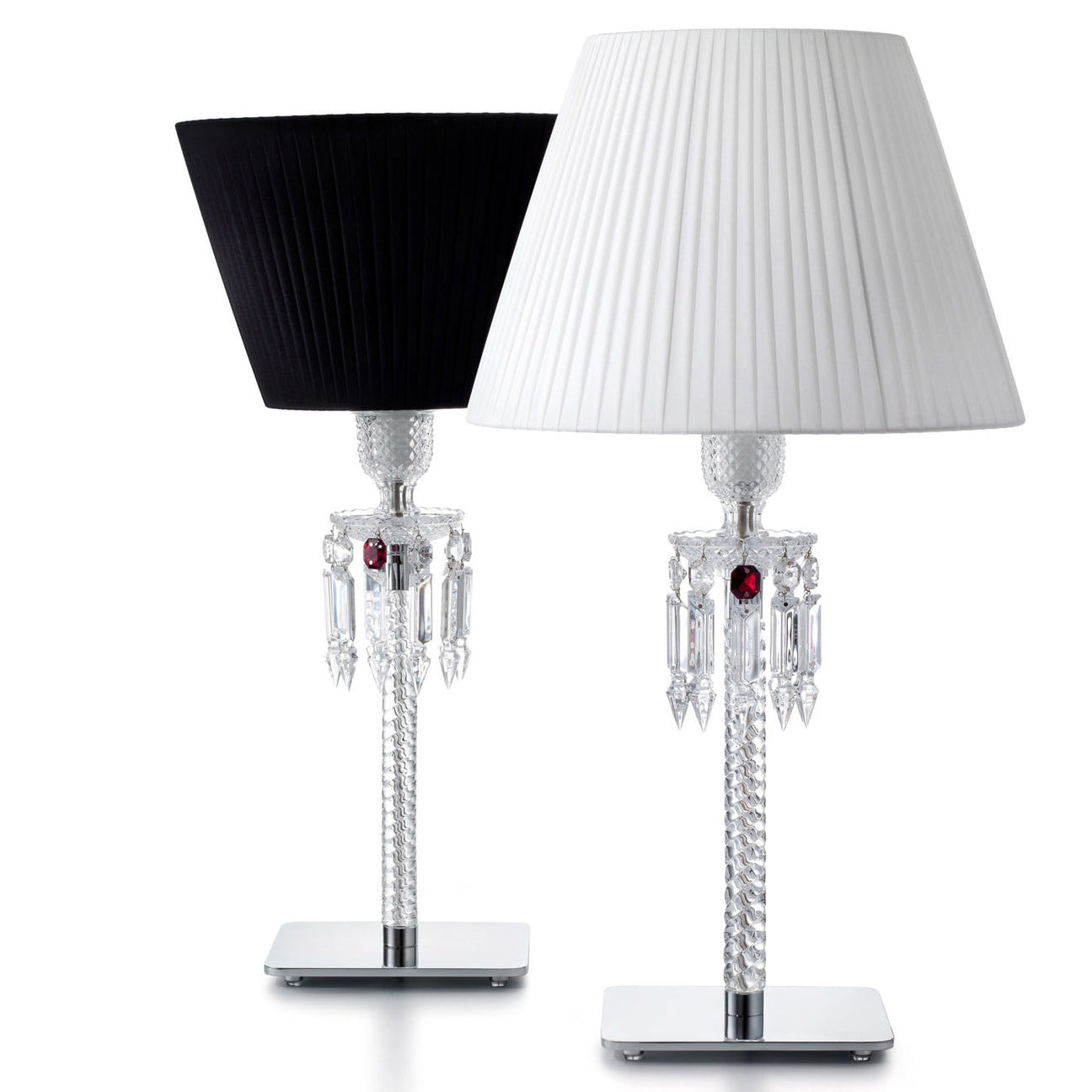 Baccarat Torch Lamps with Shade – Mary Mahoney