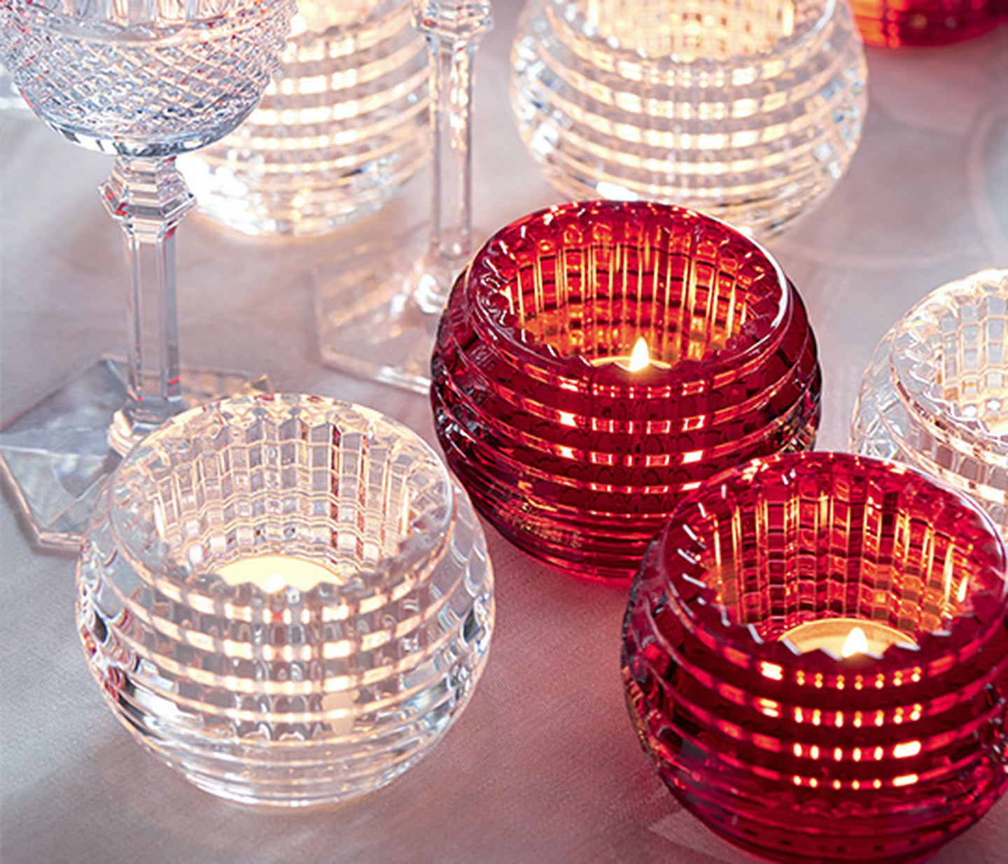 Baccarat Eye Red Votives - Boxed Set of 2 – Mary Mahoney