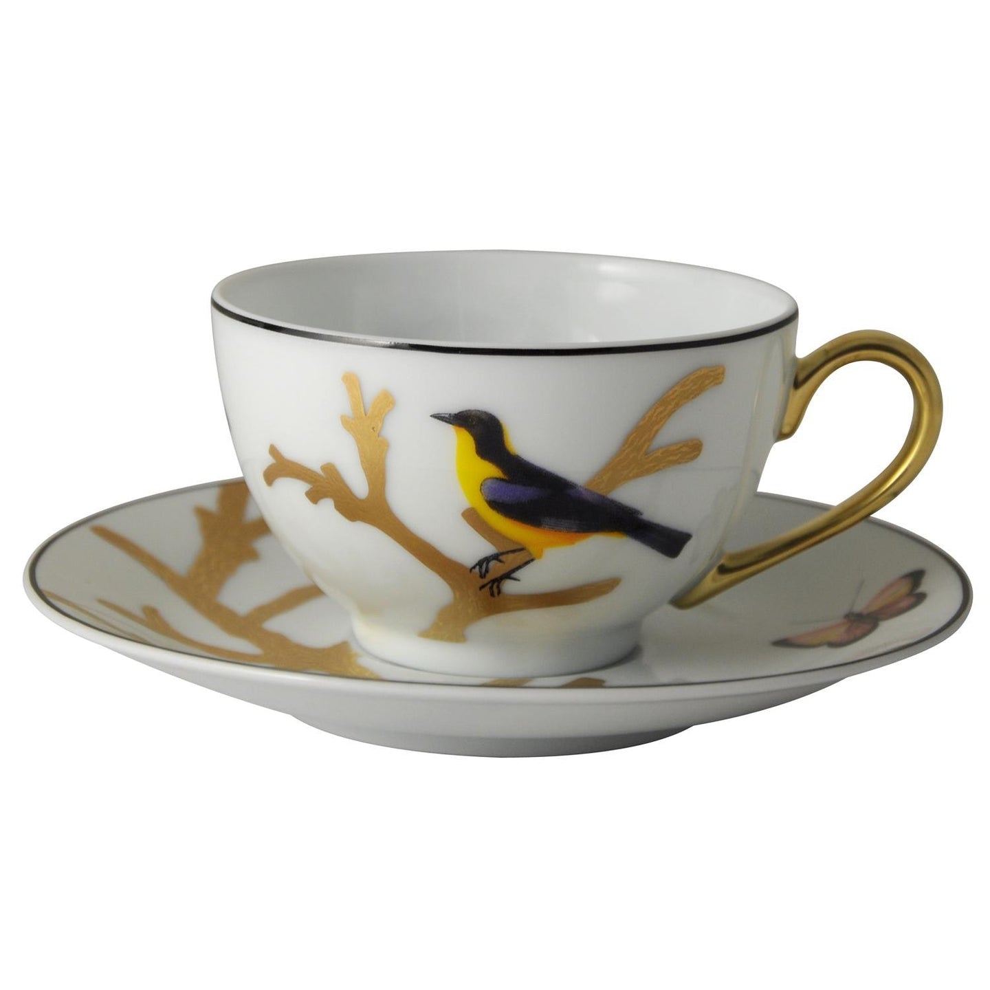 Bernardaud Aux Oiseaux Tea Cup (Boule Shape) – Mary Mahoney