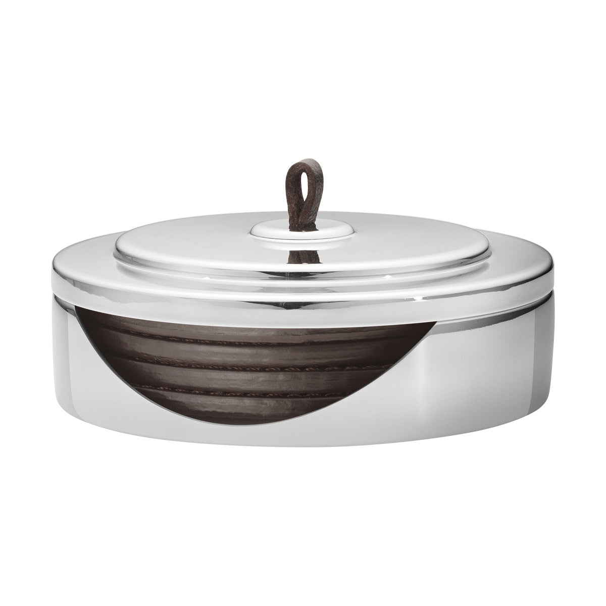 新品 ジョージジェンセン MANHATTAN コースター 4枚セット Georg Jensen Manhattan Leather Coaster Set, 4 Pcs – Mary Mahoney