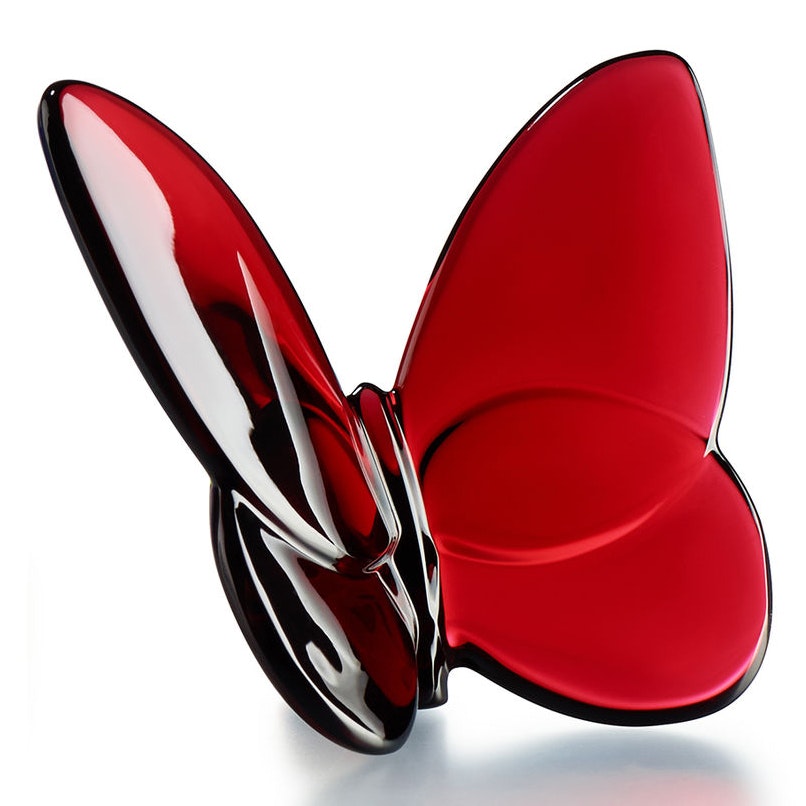 Baccarat Lucky Butterfly Red – Mary Mahoney