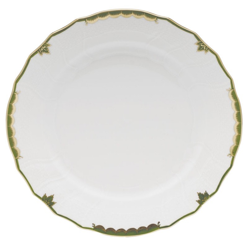 Princess Victoria Dark Green Dinner Plate