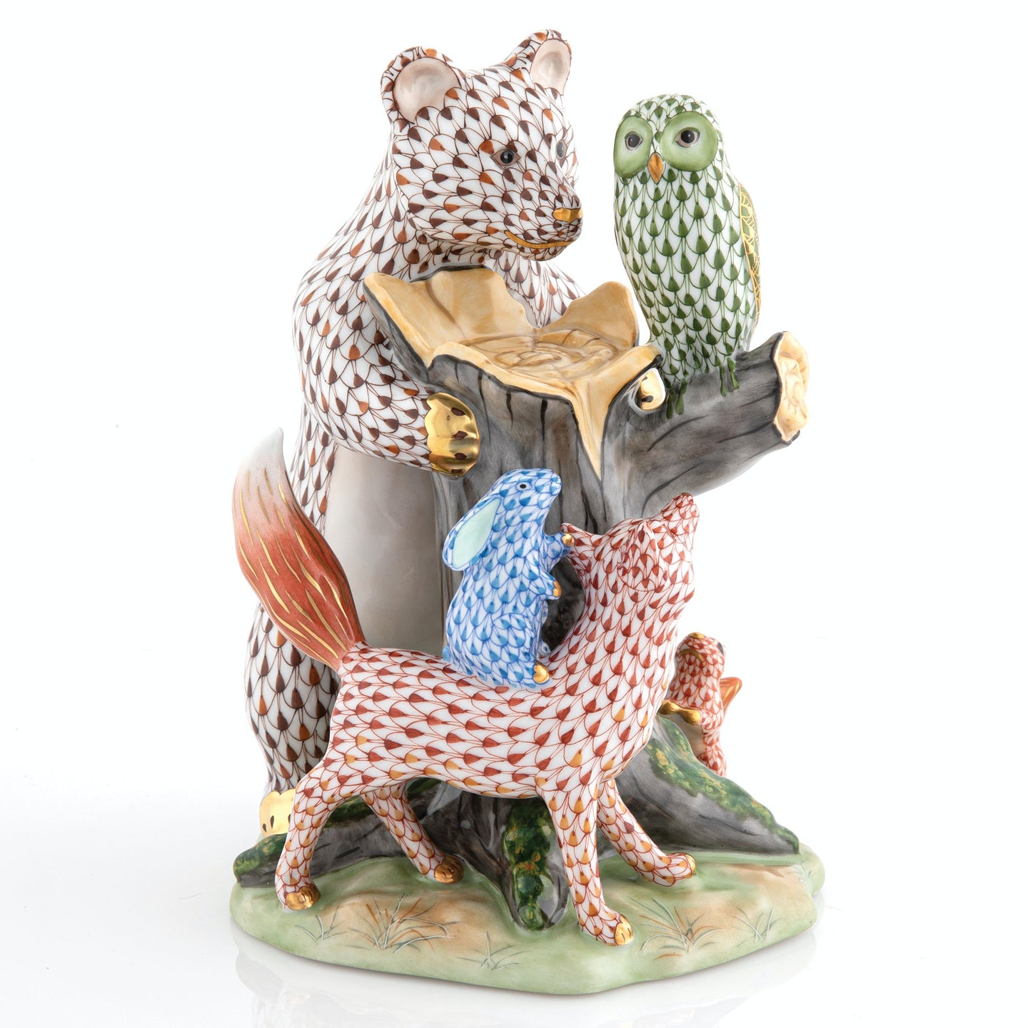 Teddy Bear - Herend Animal Figurine