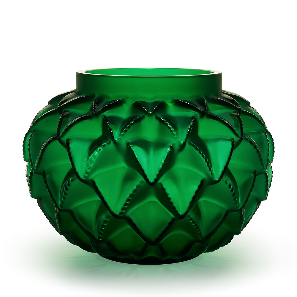 Lalique Languedoc Vase Grand Green Num – Mary Mahoney