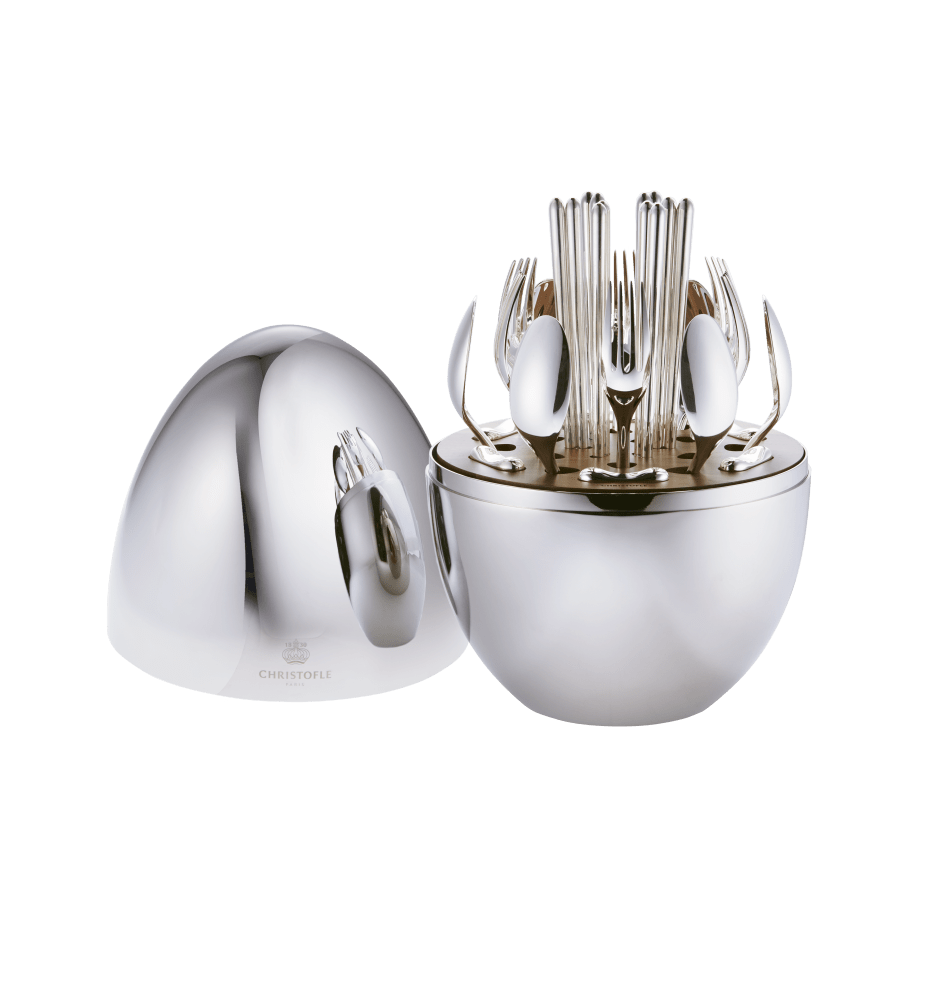 Christofle MOOD アジア Christofle MOOD Asia Flatware set for 6 people (24 pieces) Silver