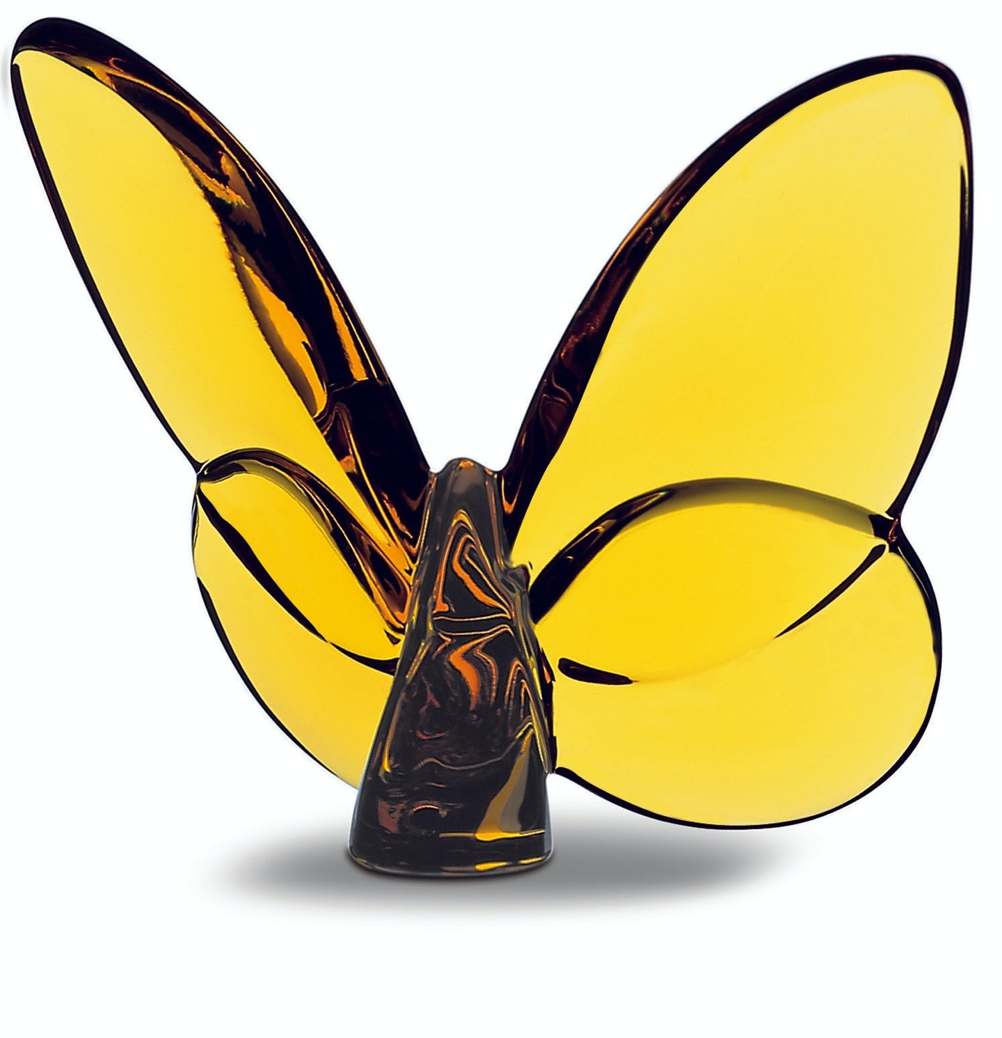 Baccarat ラッキーバタフライ置物（イエロー） Baccarat Lucky Butterfly Amber – Mary Mahoney