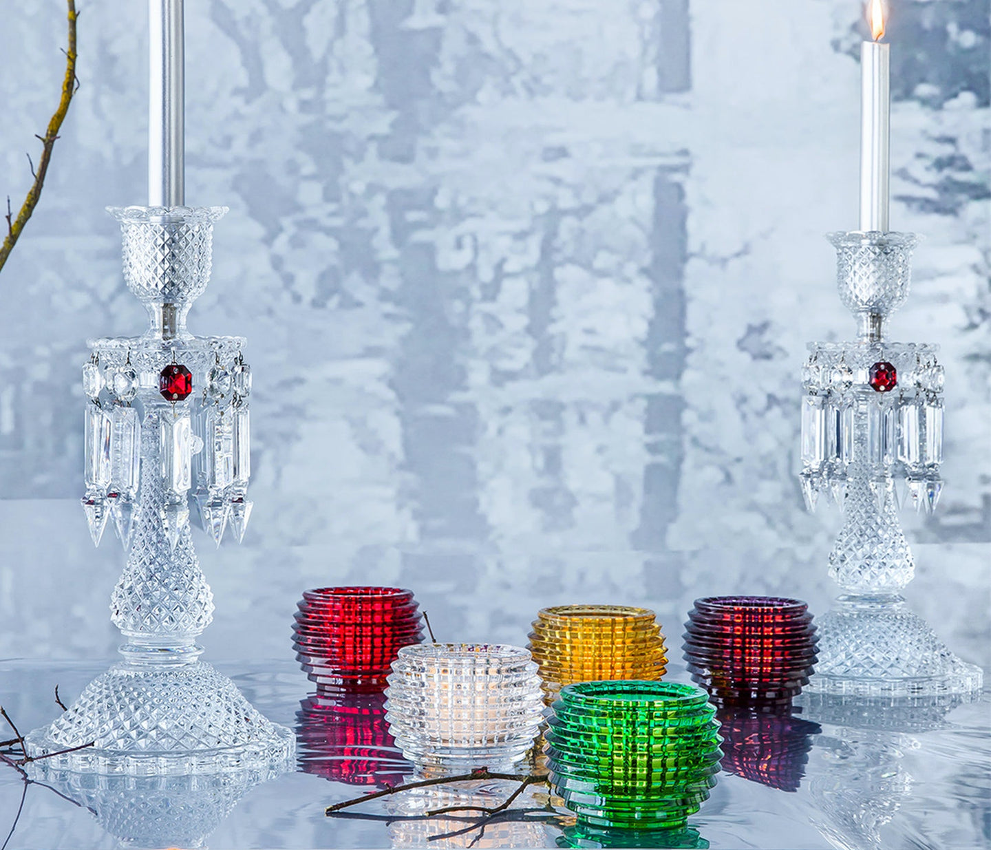 Baccarat Eye Red Votives - Boxed Set of 2 – Mary Mahoney