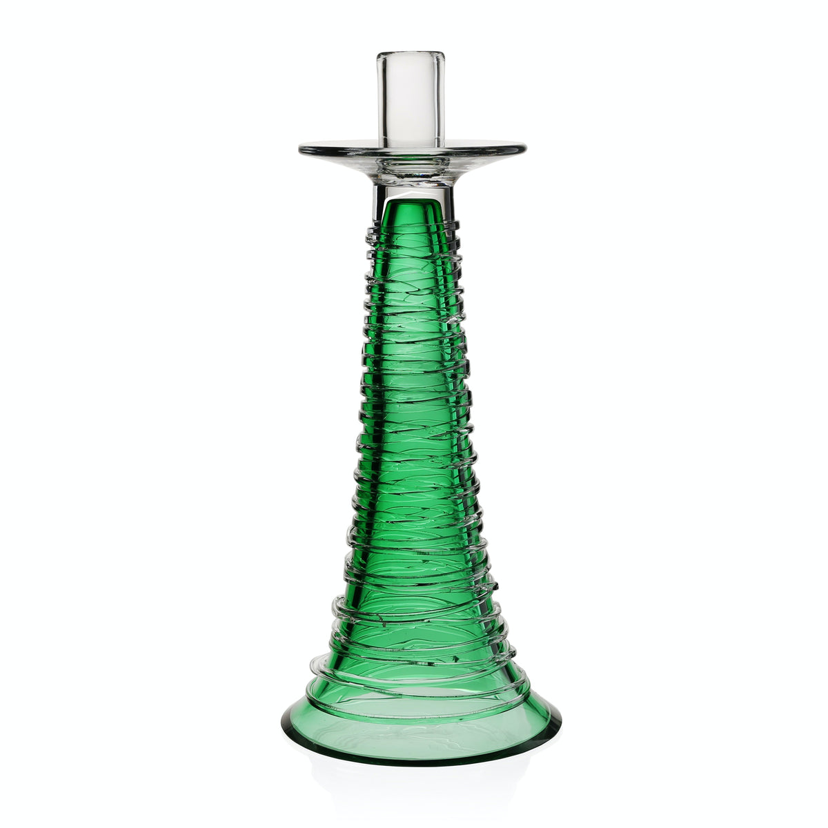 William Yeoward Miranda Seaglass Green candlestick – Mary Mahoney