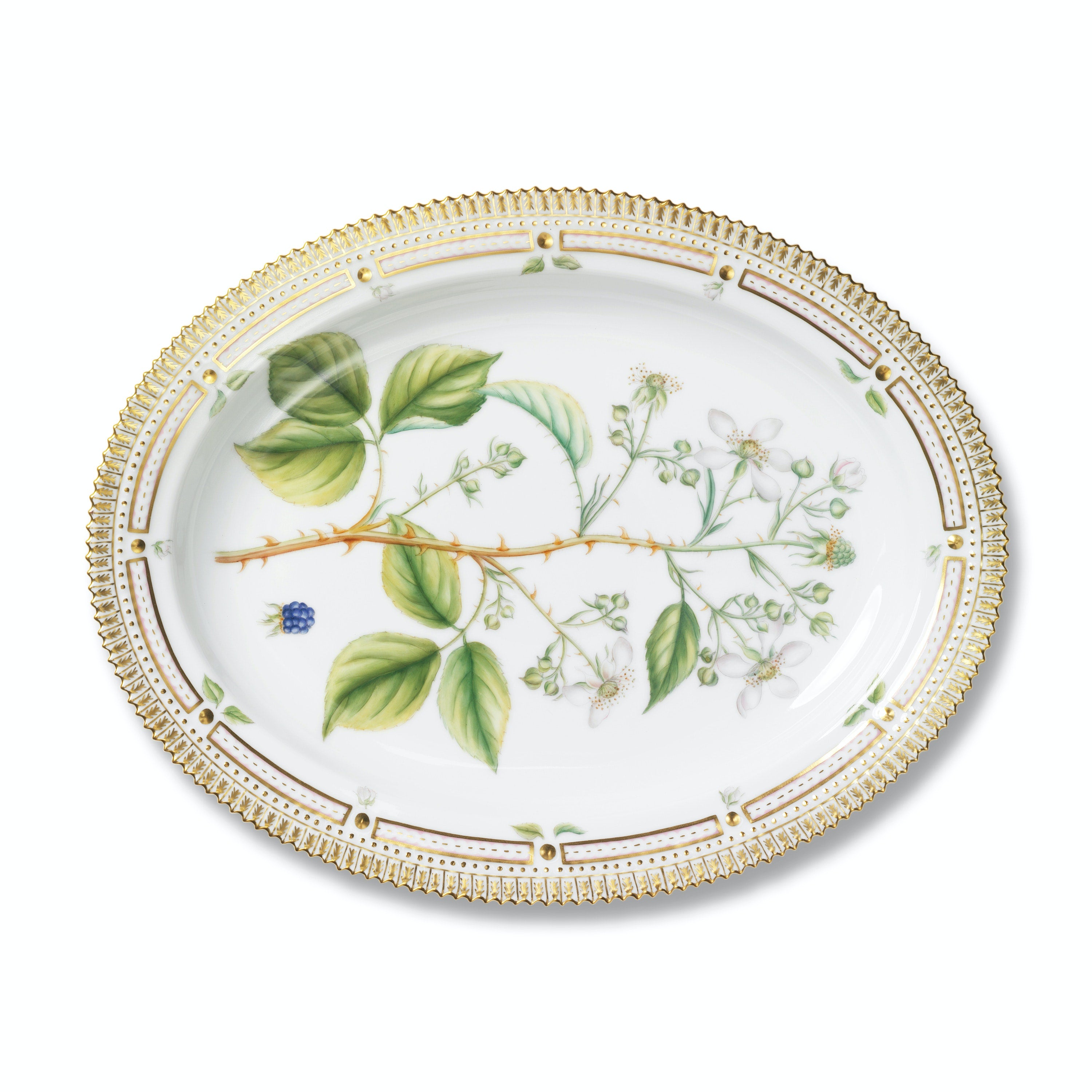 Flora Danica Oval Platter – Mary Mahoney