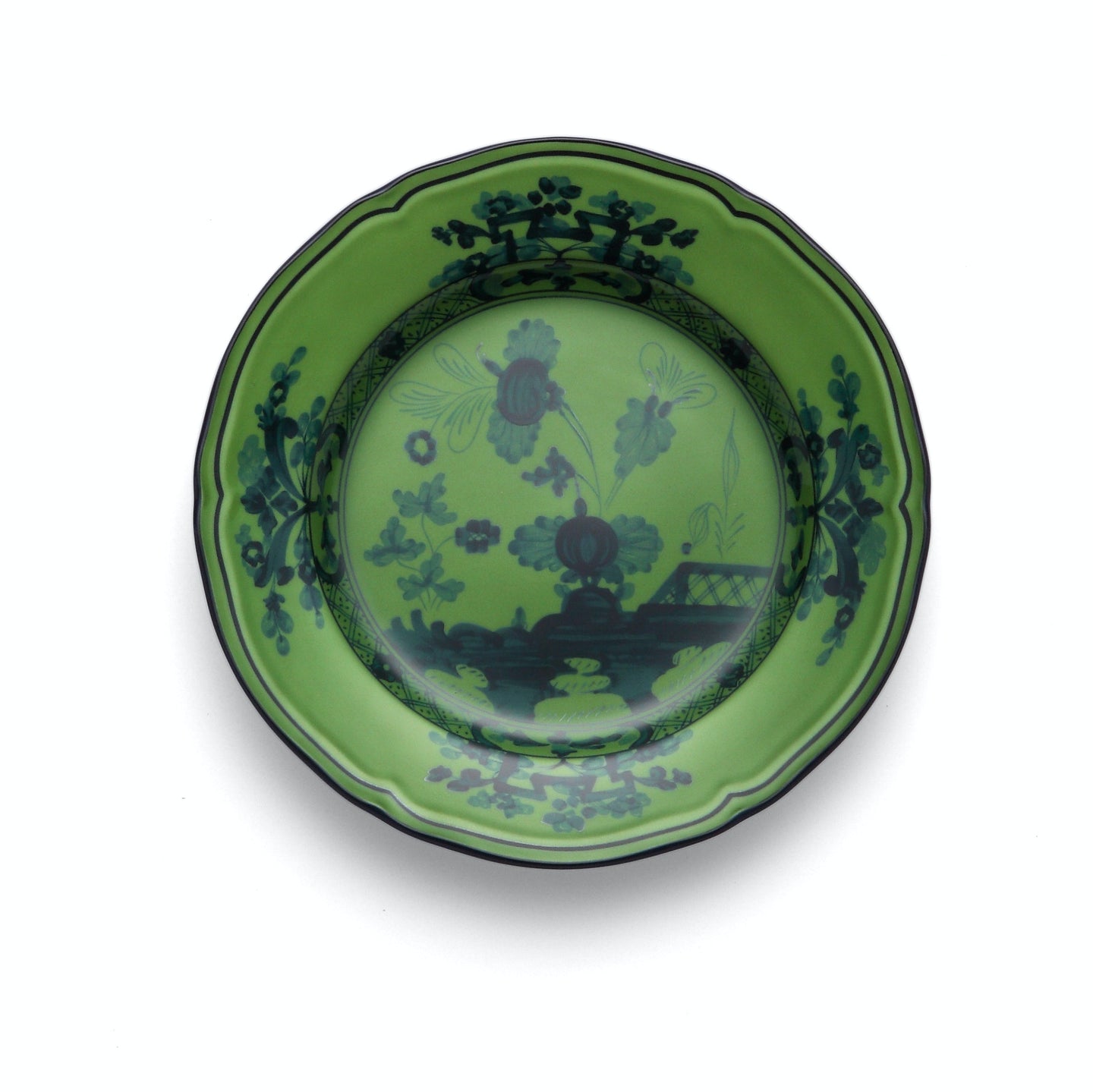 Richard Ginori Oriente taliano マラキーテ24cm GINORI 1735 Oriente Italiano Malachite Flat Bread Plate – Mary Mahoney