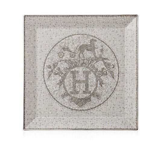 HERMES TIE-SET皿 専用ボックス付き　Mosaique au 24 Luxury Hermès 5 piece Place Setting Mosaique au 24