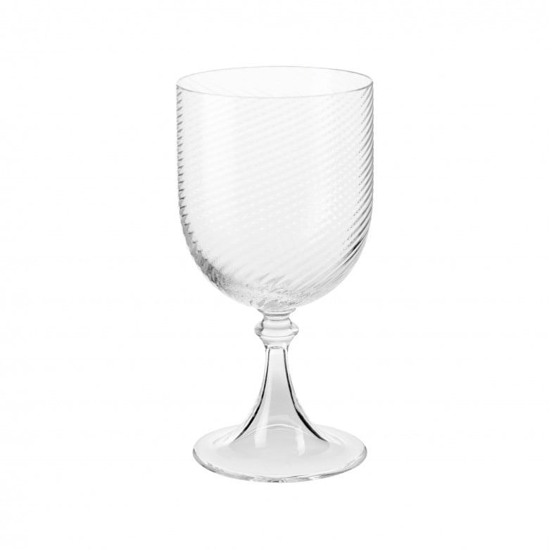Nason Moretti 3/62 Clear Torse Red Wine Stem Glass – Mary