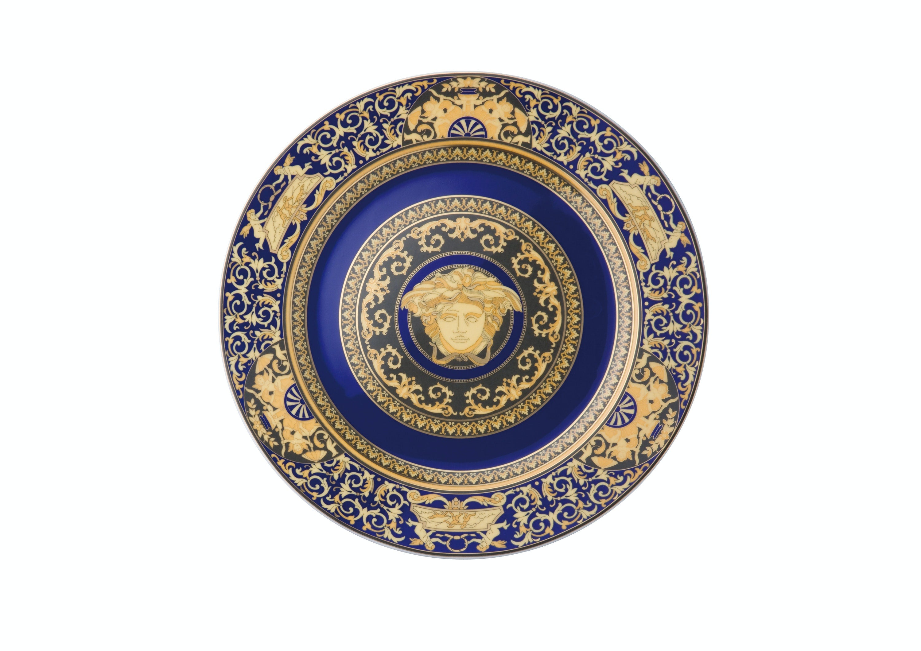Versace Medusa Blue Service Plate – Mary Mahoney
