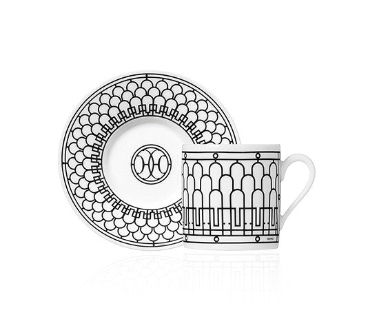Hermes H Deco Coffee Cup and Saucer – Mary Mahoney