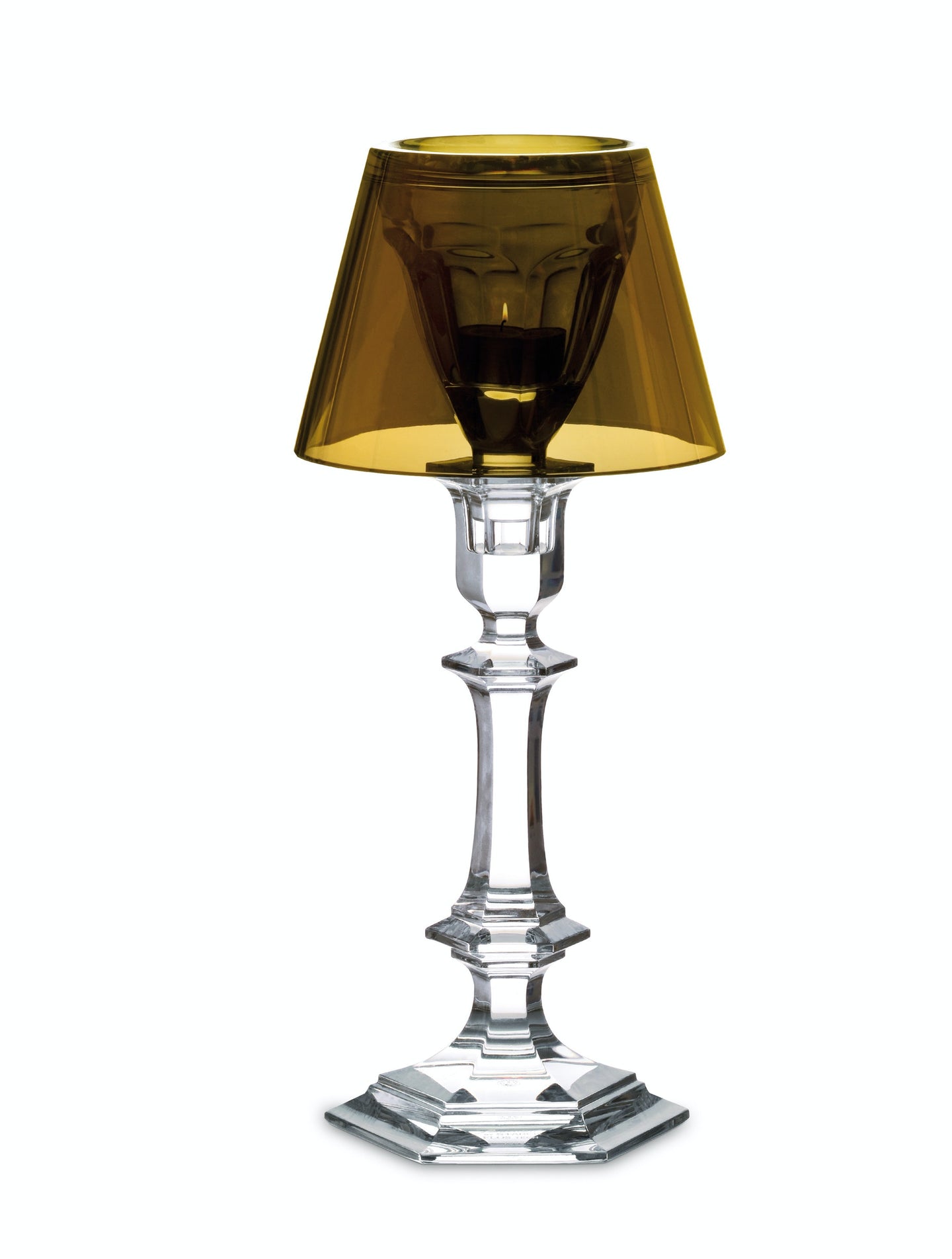 Baccarat Harcourt Our Fire Candlestick Gold Shade – Mary Mahoney