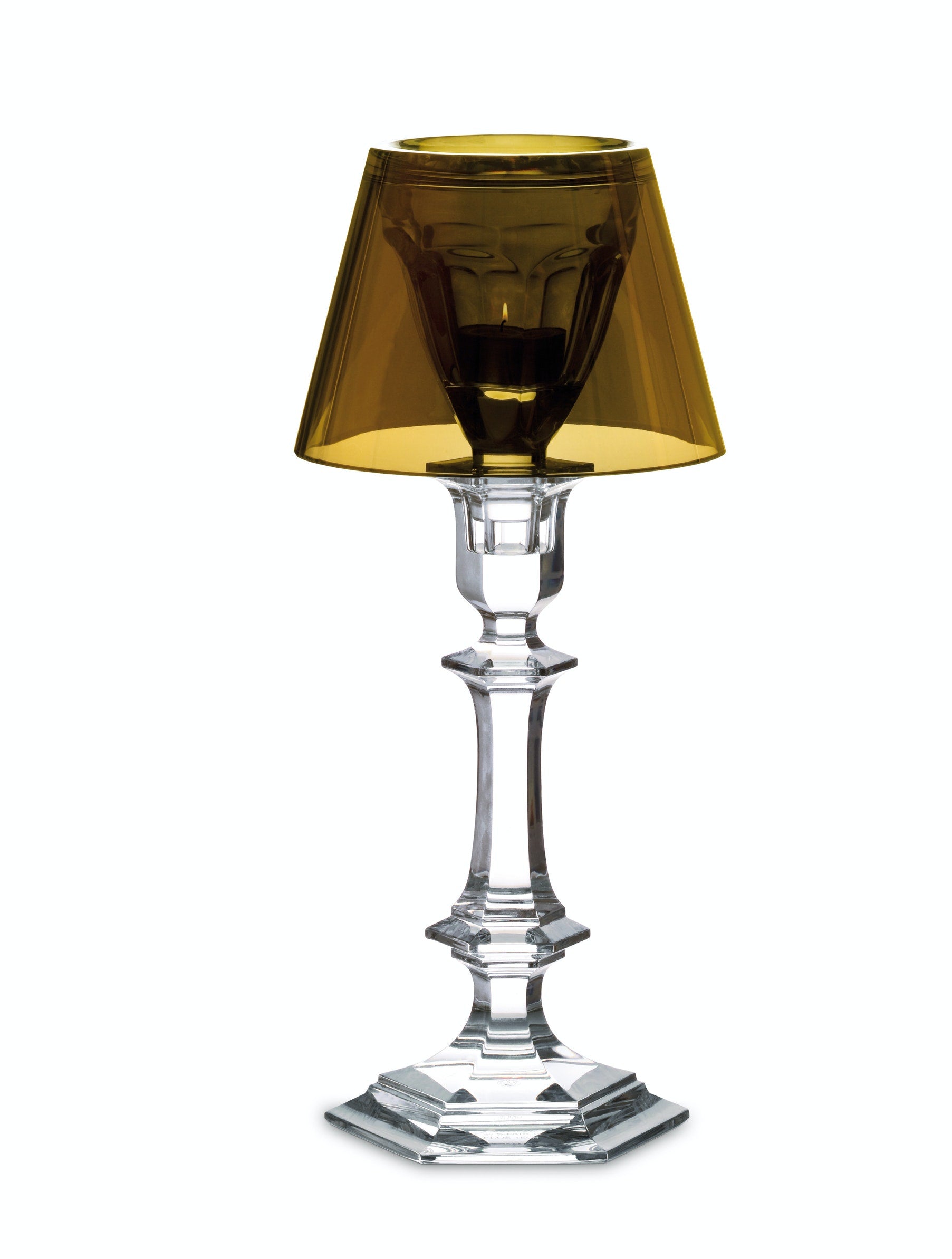 Baccarat Harcourt Our Fire Candlestick Gold Shade – Mary Mahoney