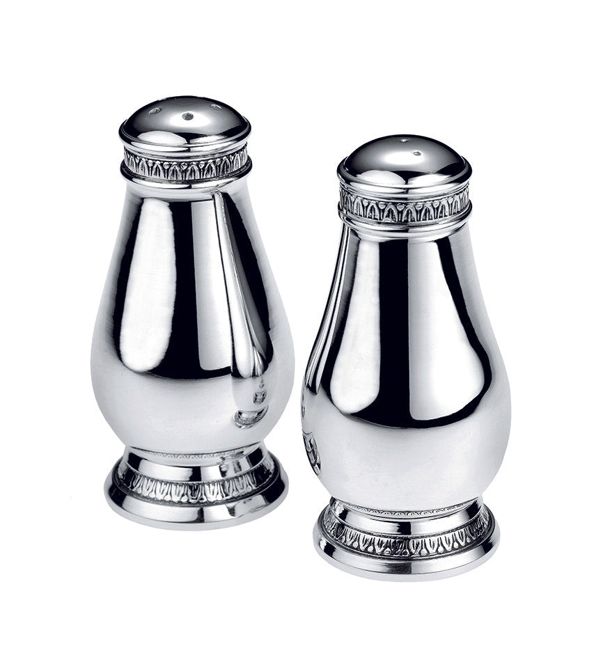 Christofle Malmaison Silver plated Salt & pepper shaker set – Mary