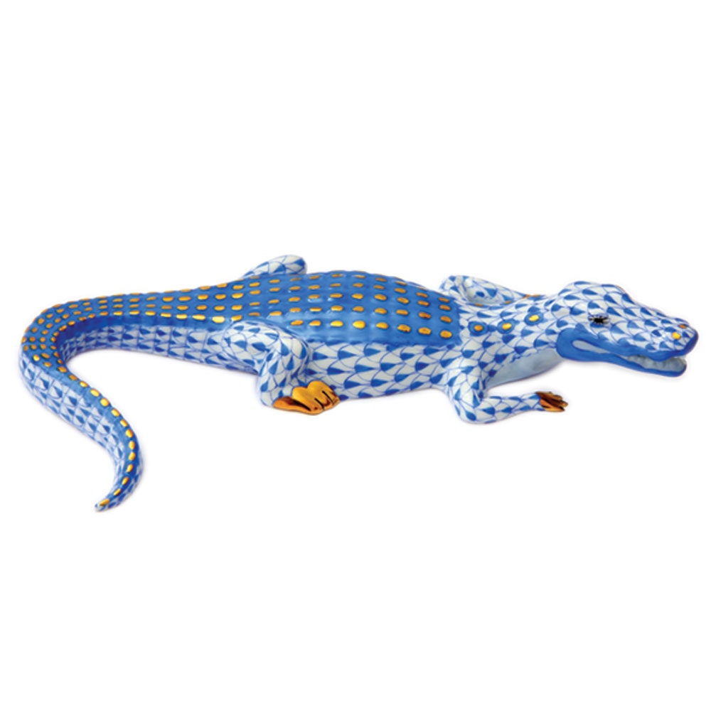 Herend Small Alligator – Mary Mahoney