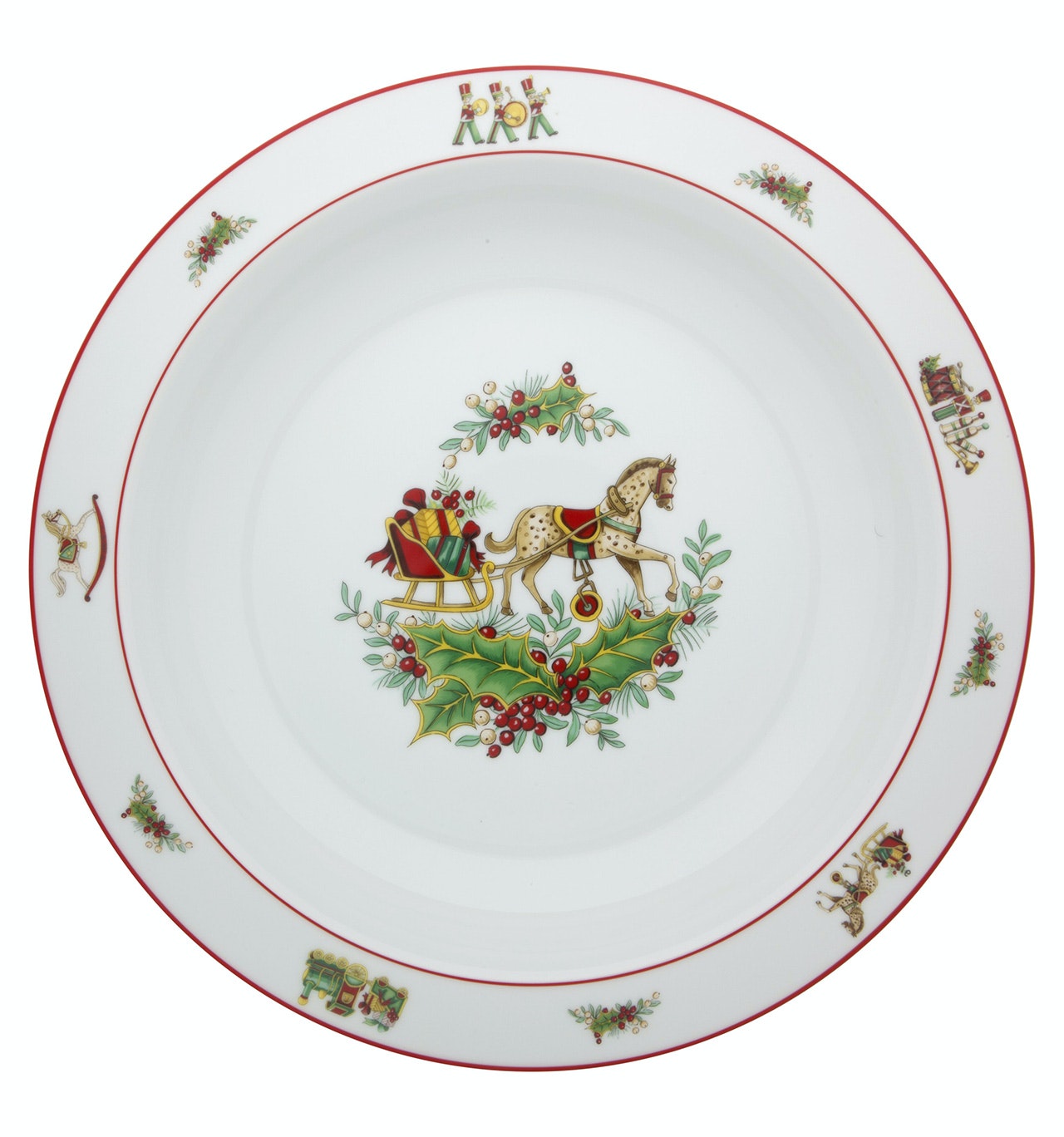 Vista Alegre Christmas Magic Deep Round Plate – Mary Mahoney